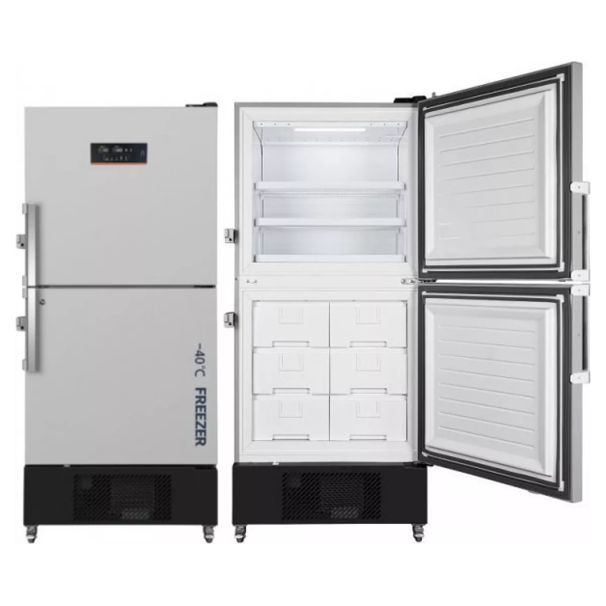 Холодильник/морозильник лабораторный Bios Midea BCD-40L506 ( +2...+8 С/-20...-40C ) 247/259 л, без РУ, Midea