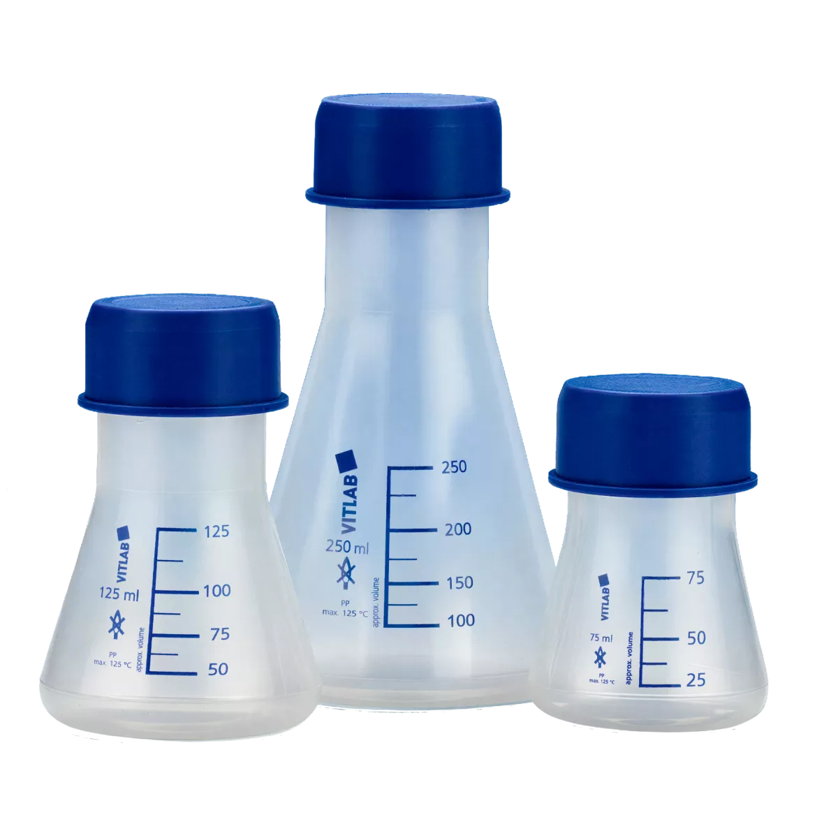 Колба коническая 500 мл PP, Vitlab 569941