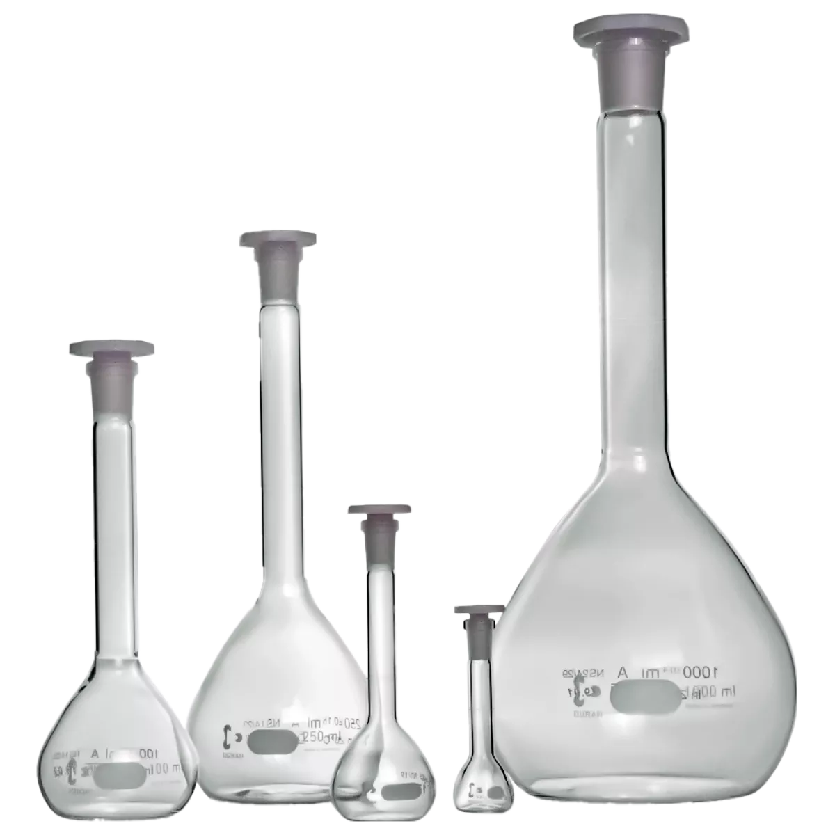 Колба мерная 5000 мл 34/35 класс А, пластиковая пробка, DWK (Schott Duran), 216787309