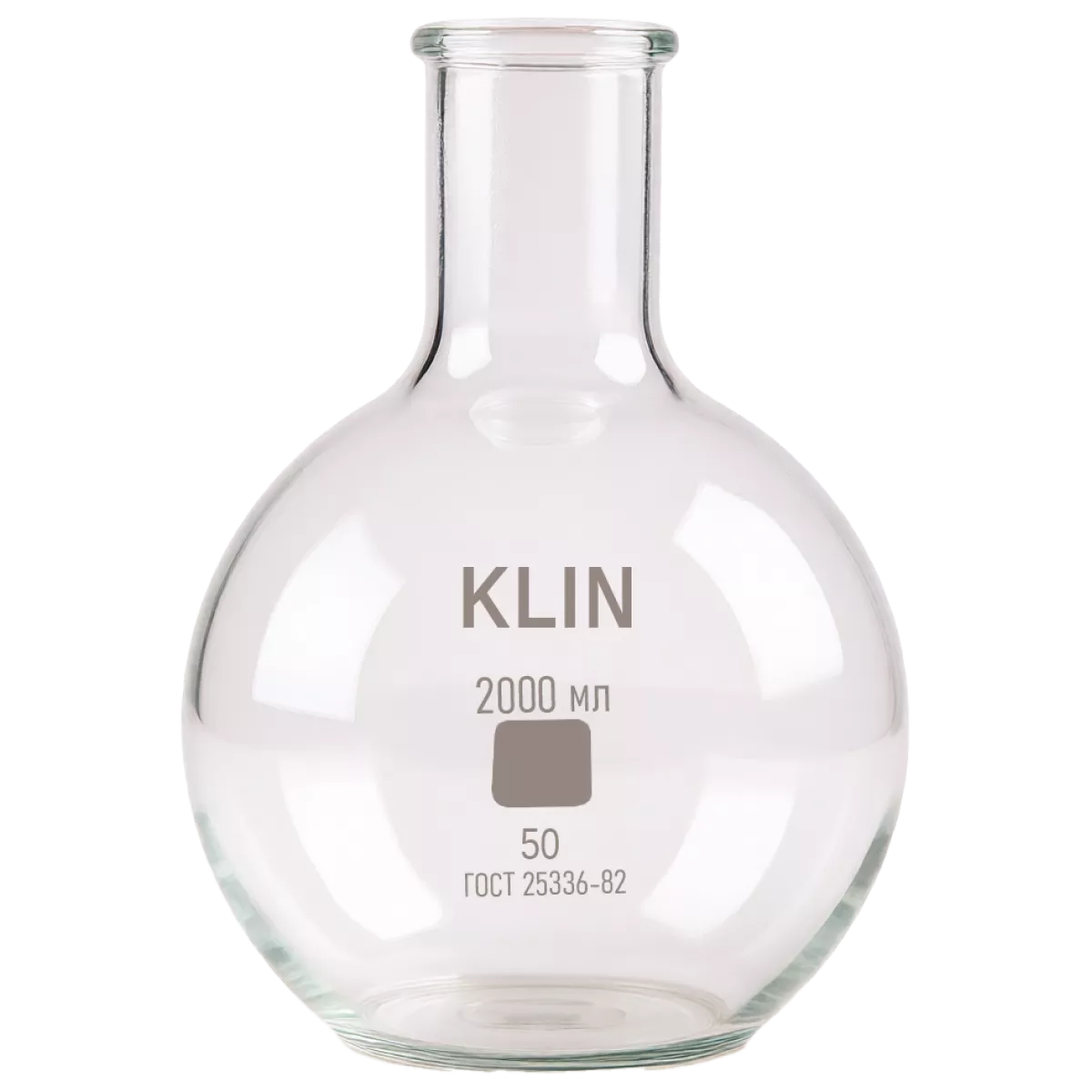 Колба плоскодонная П-2-2000-50, KLIN
