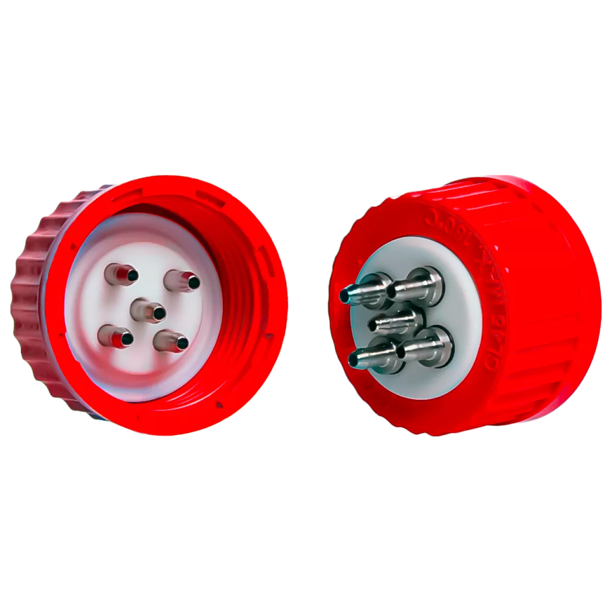 Крышка винтовая GL 45 PBT c 5 портами 3,2 мм из стали, DWK (Schott Duran), 292662809