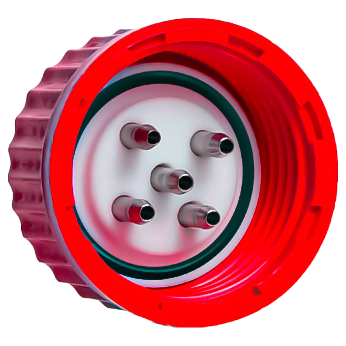 Крышка винтовая GL 45 PBT c 5 портами 3,2 мм из стали, DWK (Schott Duran), 292662809