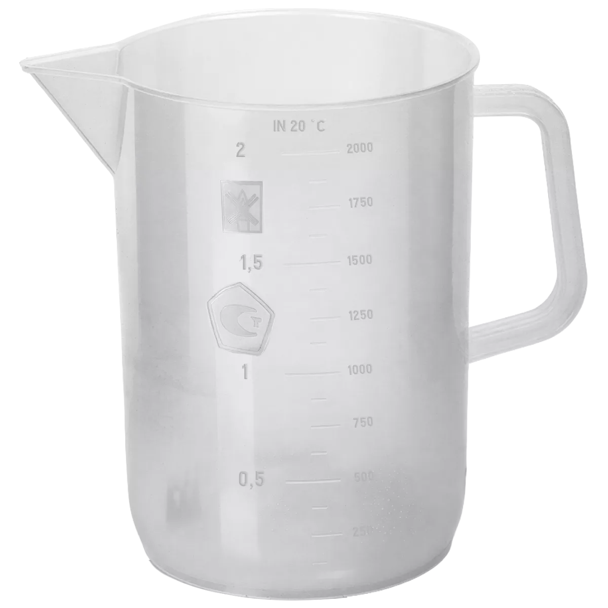 Мензурка с ручкой 2000 мм ПП, Экрос