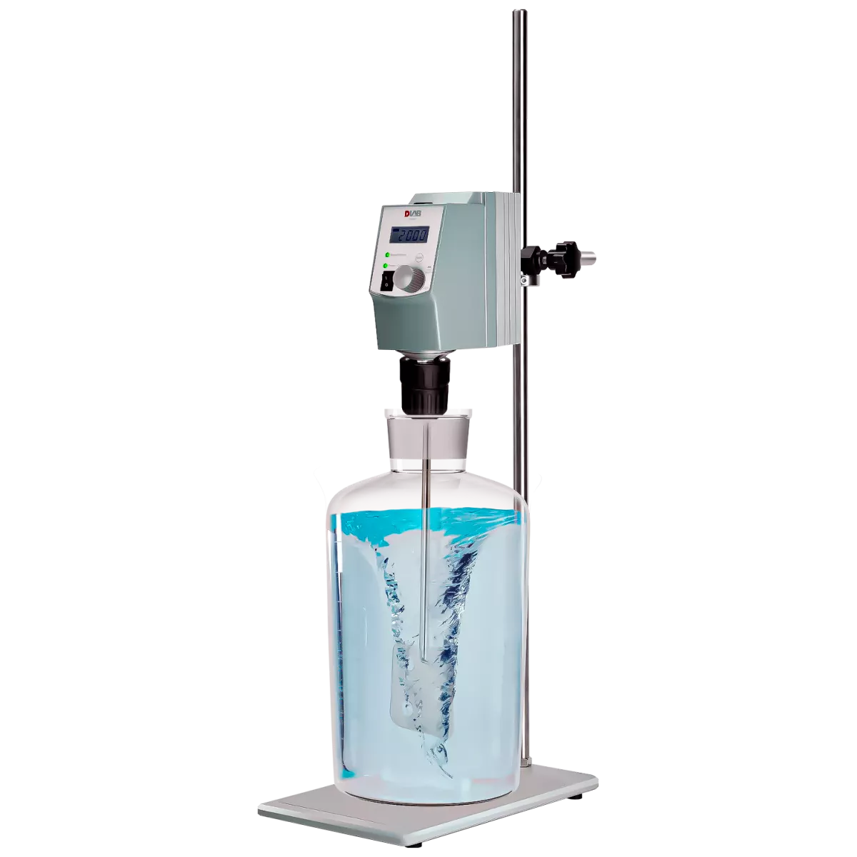 Мешалка верхнеприводная DLab OS-20-Pro со штативом