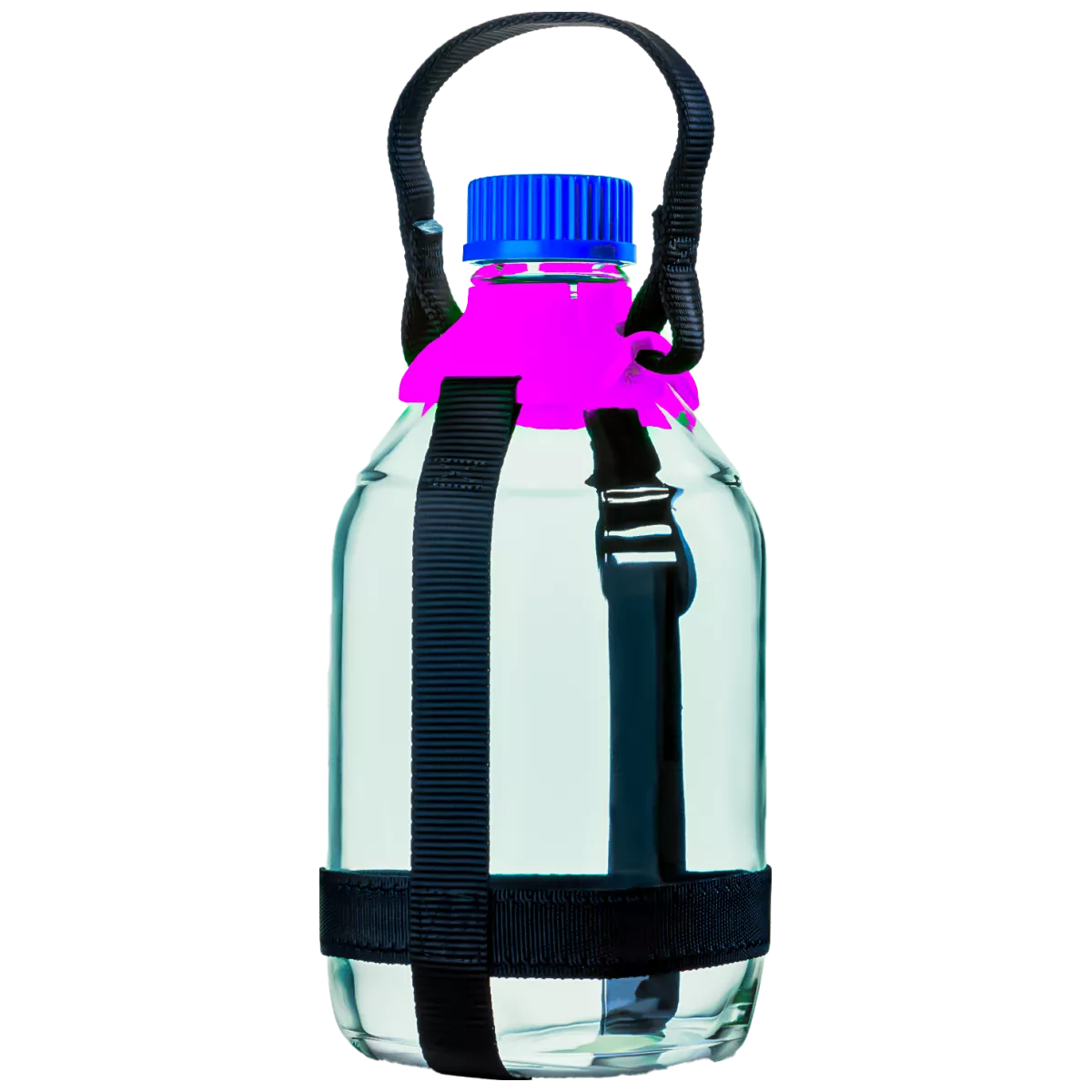 Переноска для бутылей 2 л GL45, пурпурная, DWK (Schott Duran), 292826306