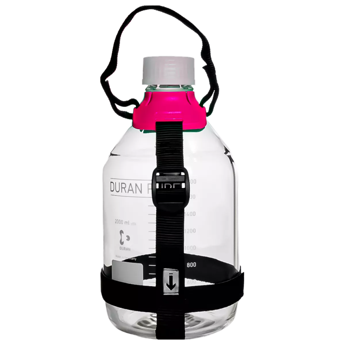 Переноска для бутылей 2 л GL45, пурпурная, DWK (Schott Duran), 292826306