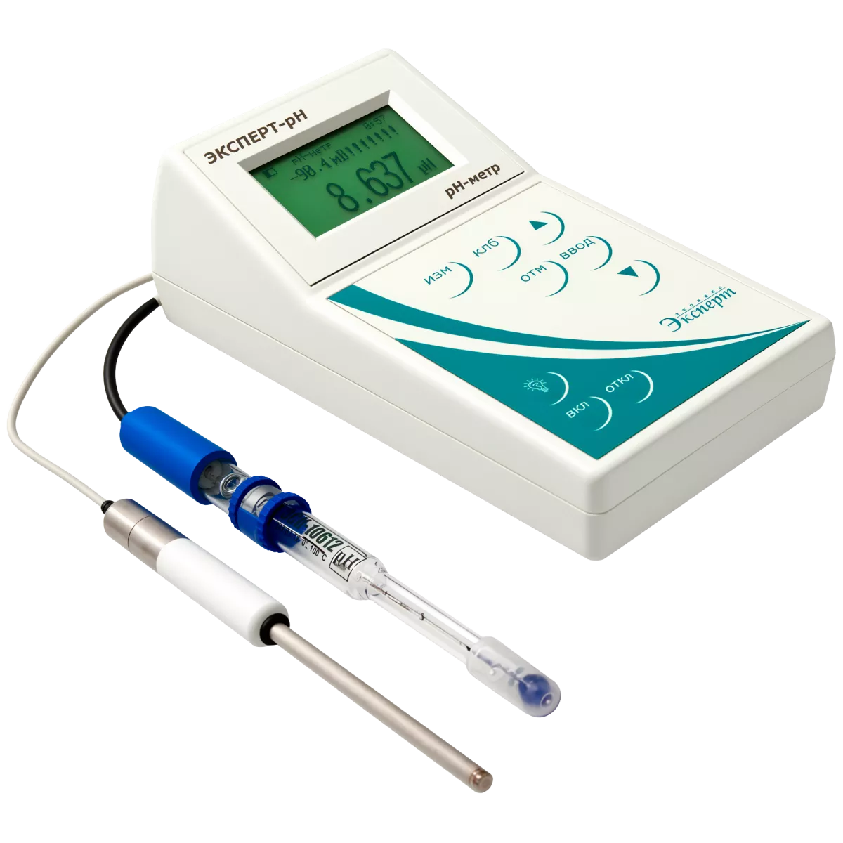 pH-метр переносной Эксперт-pH (микро), с электродом, поверка, Эконикс-Эксперт