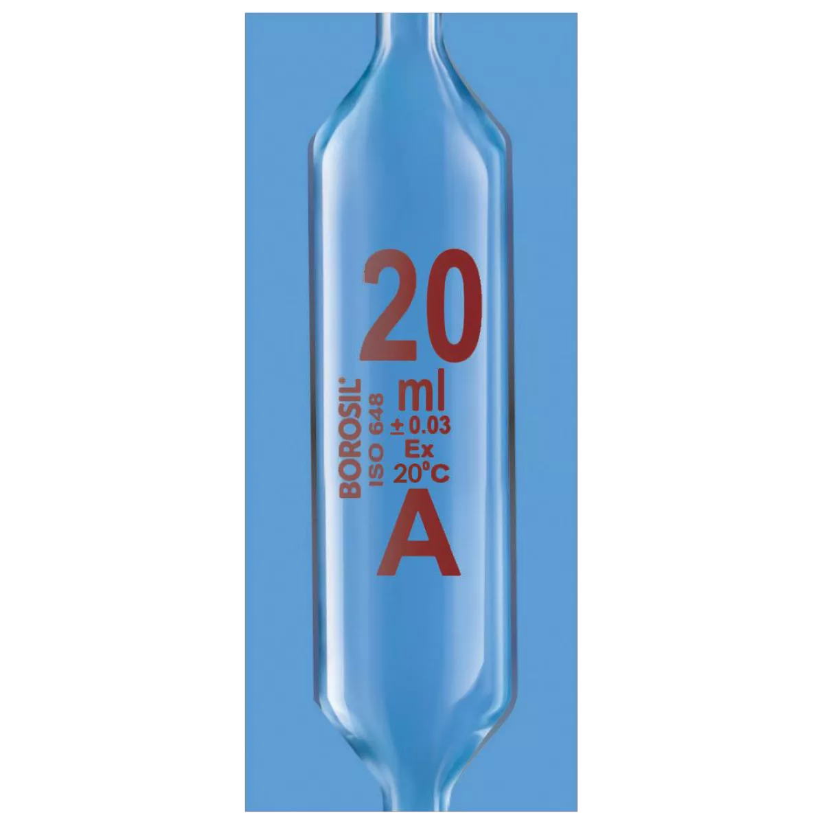 Пипетка Мора 5 мл, класс AS, Borosil, 7130005A