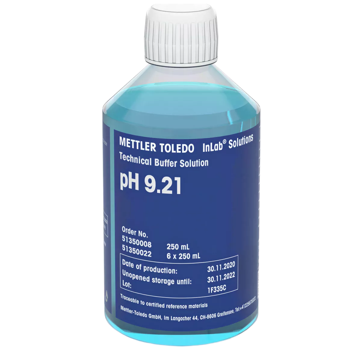 Раствор буферный pH 9,21 технический, 250 мл, Mettler Toledo, 51350008