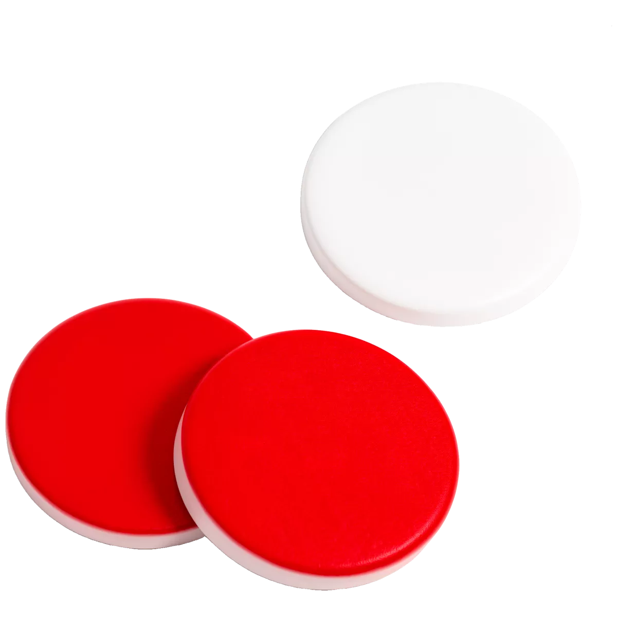 Септа под винтовую крышку ND9 белый PTFE / красный силикон, 100 шт, LT-7809, Labtex