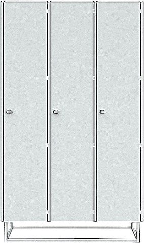 Шкаф гардеробный односекционный ЛАБТЕХ ШГС-1 (HPL)
