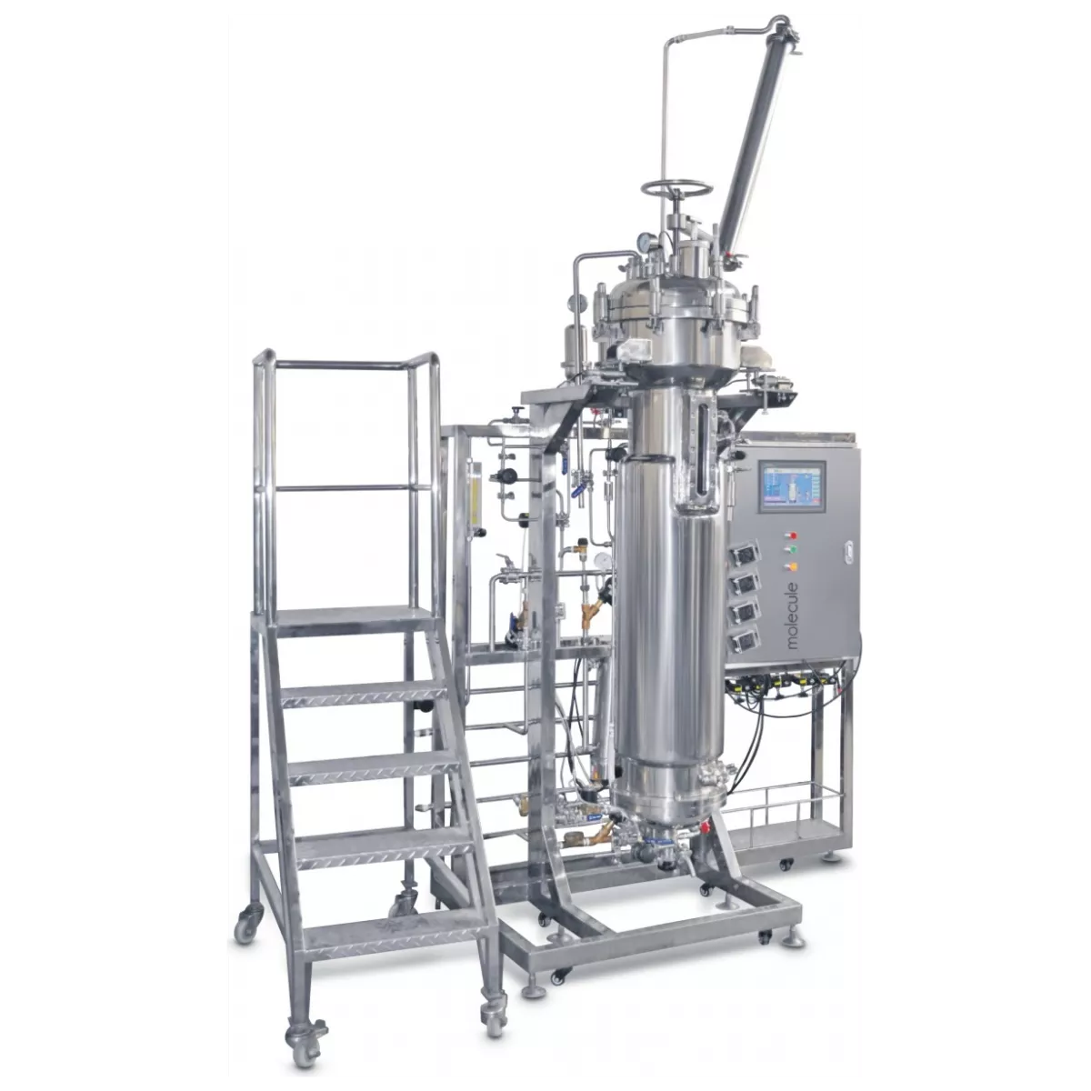 Стальной эйрлифтный ферментер Molecule 100SQA