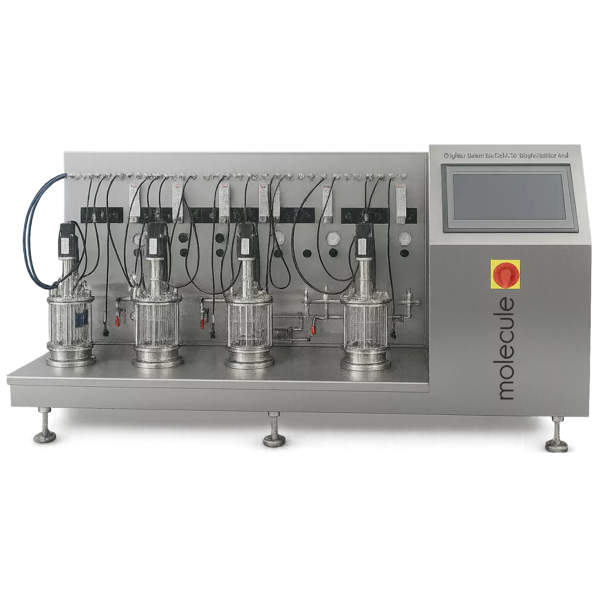 Стеклянная система биореакторов Molecule XGJ-4-mini