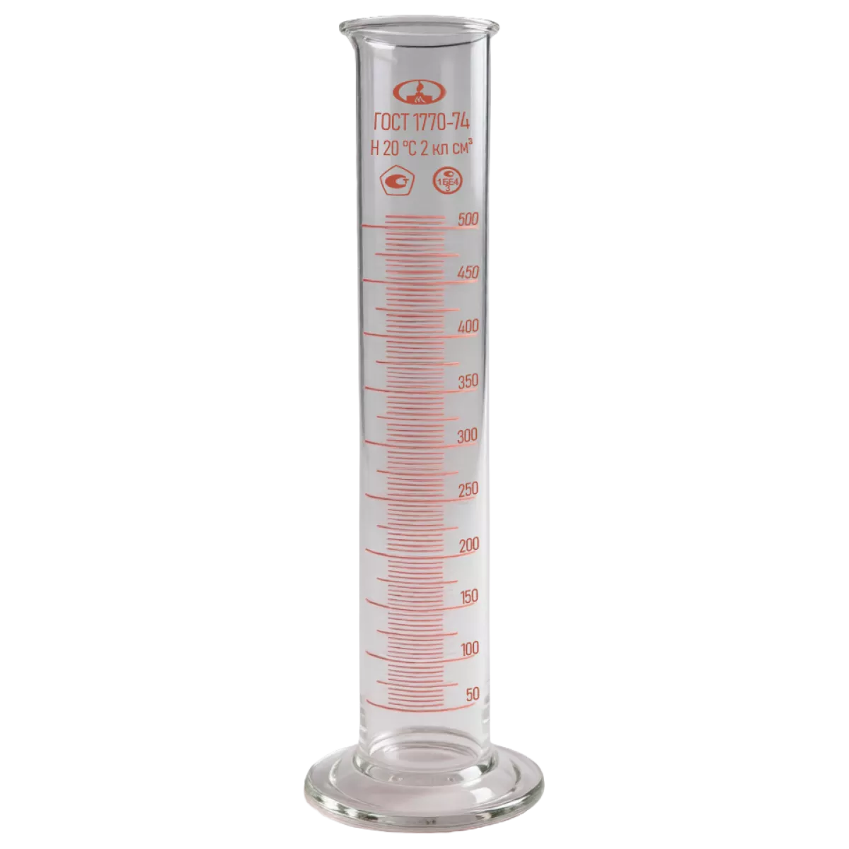 Цилиндр мерный 1-500-2 с носиком, 10004306