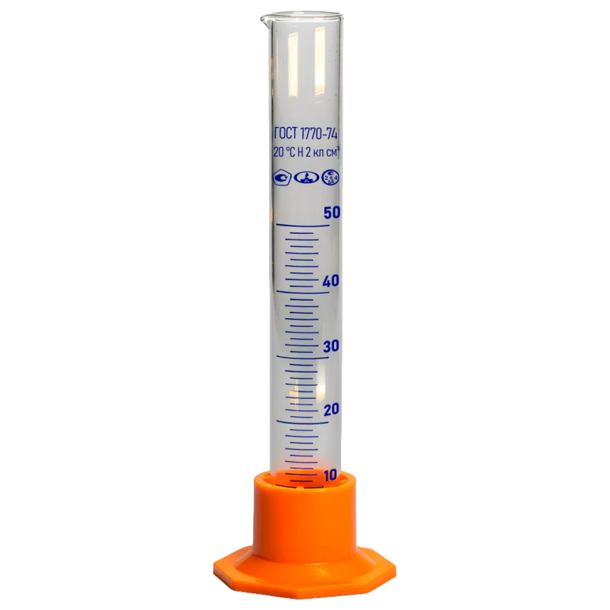 Цилиндр мерный 3-50-2 с носиком, 10004605