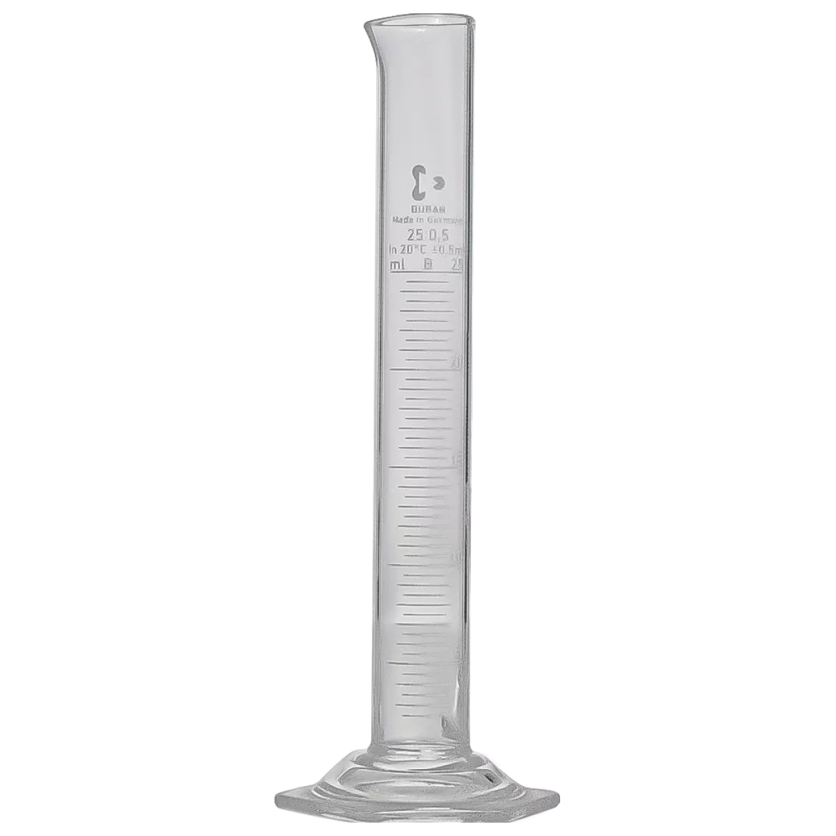 Цилиндр мерный В-1- 25 мл, класс В, DWK (Schott Duran), 213961403