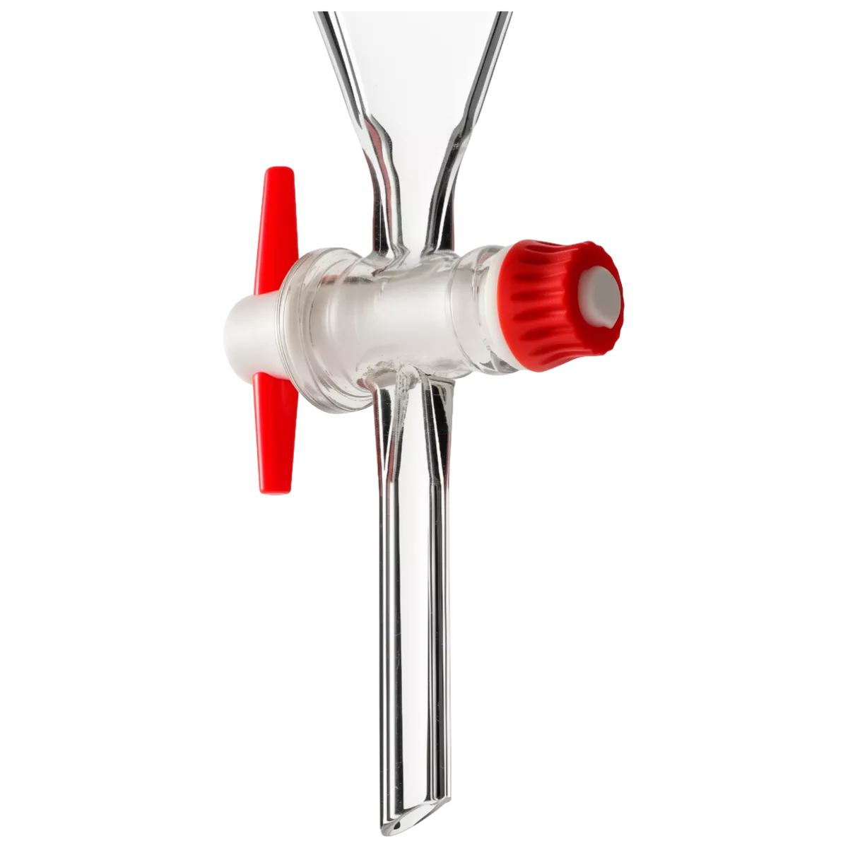 Воронка делительная грушевидная ВД-3- 500, PTFE кран, KLIN