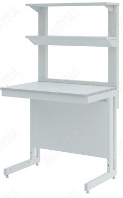 Стол лабораторный с 2 полками